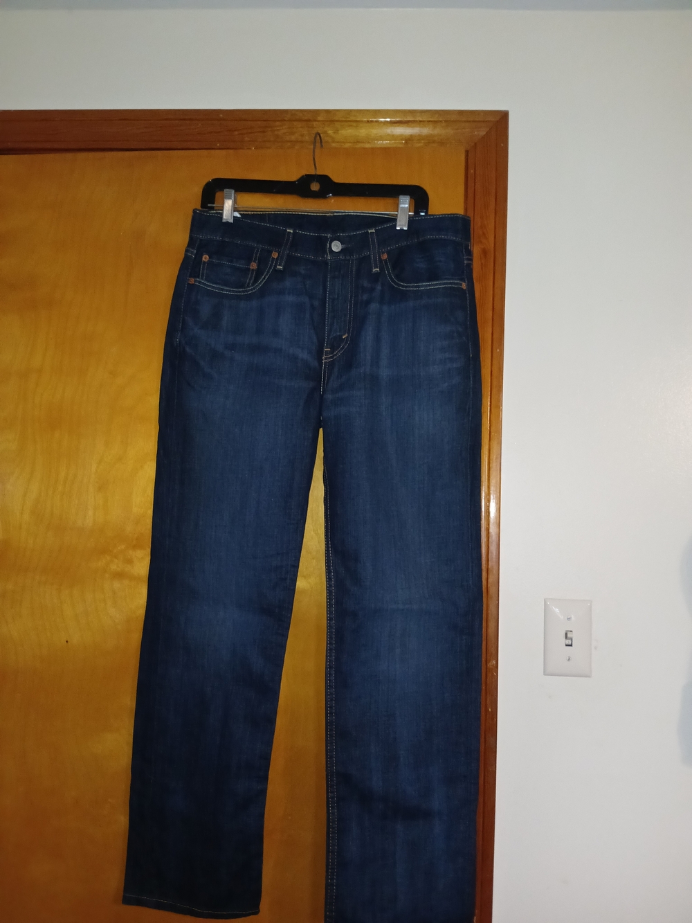 Levi's 514 Dark Blue Straight Leg Men's Jeans